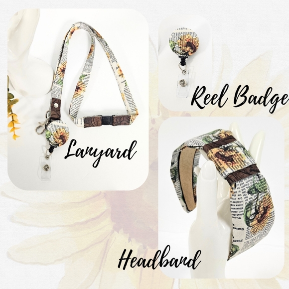 eCubed Accessories - Lanyard, Headband & Reel Badge - 3 Pieces Set